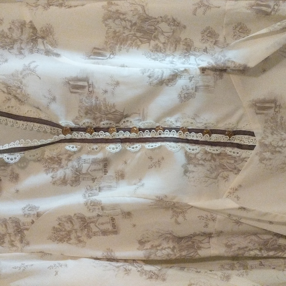 Vintage style cottagecore printed dress - Picture 3 of 4